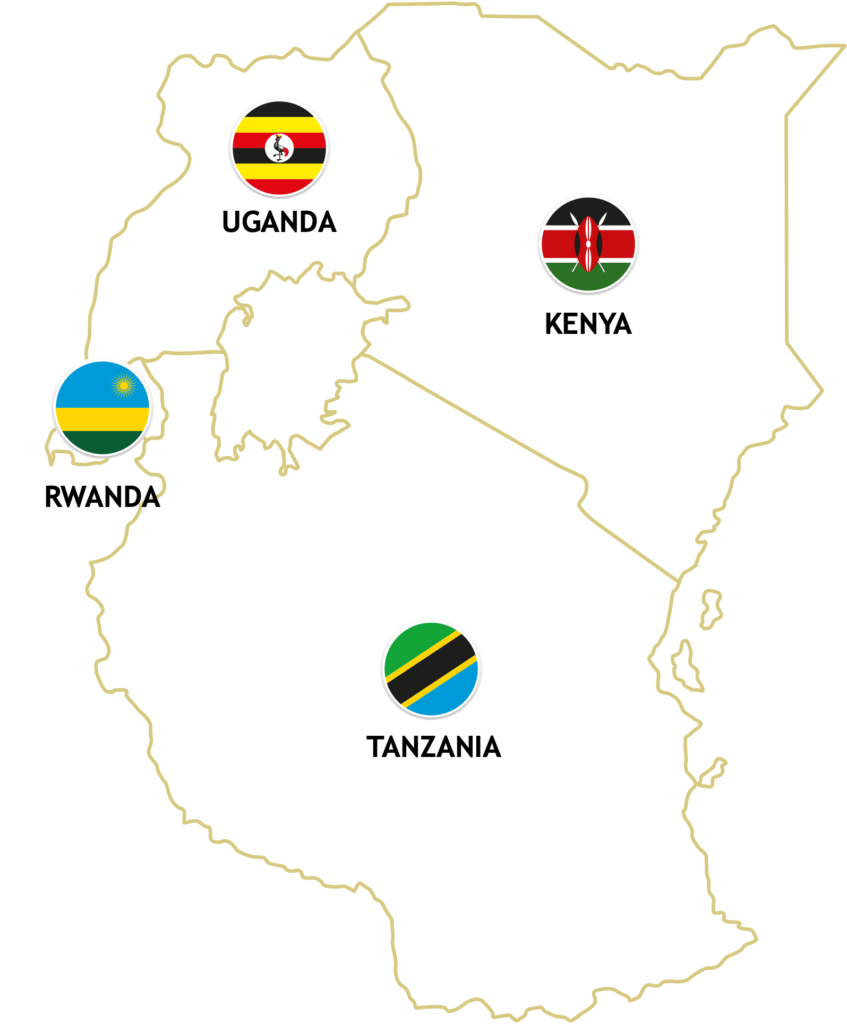 Map of East Africa