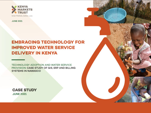 Cover page - Embracing technology for improved water service delivery